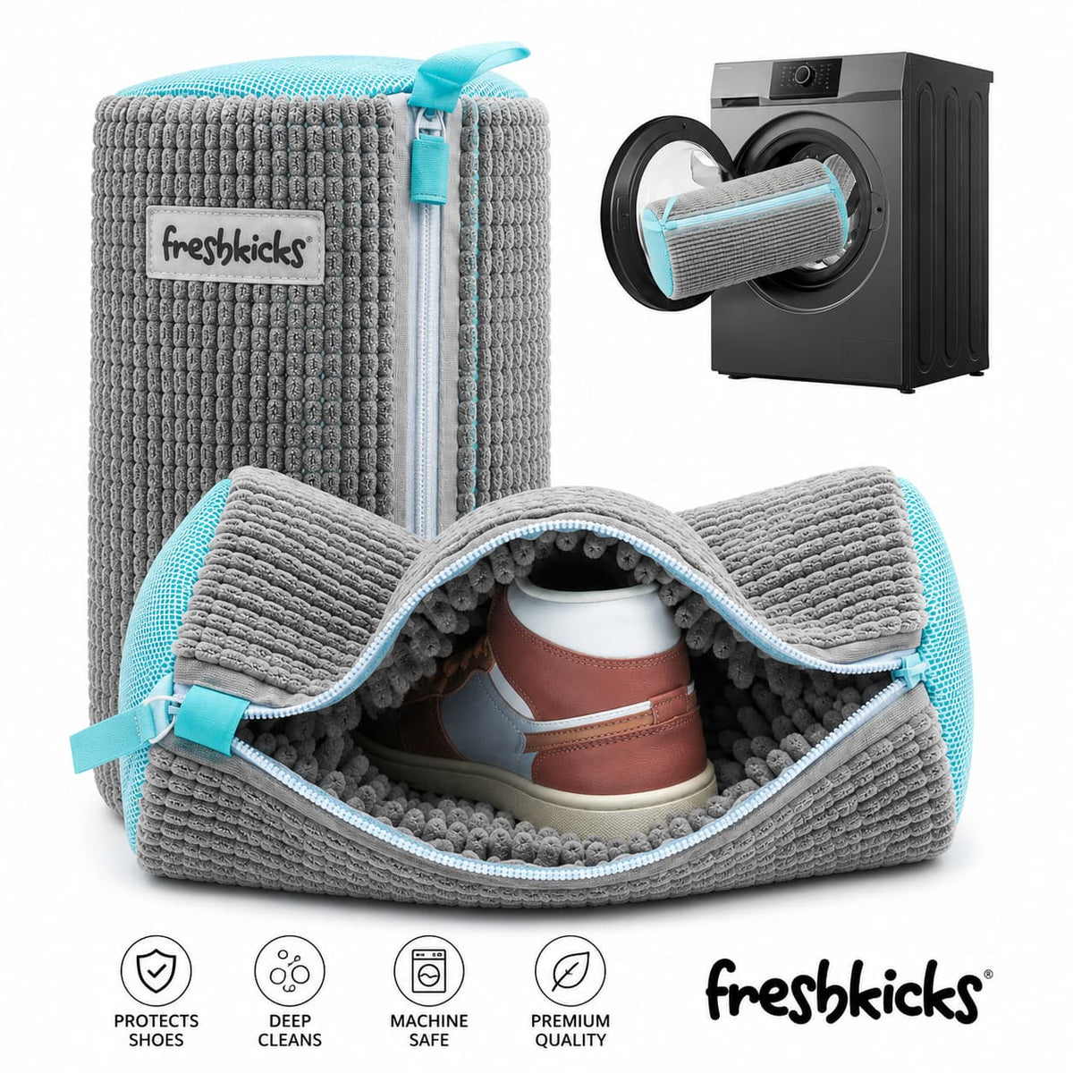 Another Household Essential. | Protect sneakers from damage, dirt and odors with every wash.
